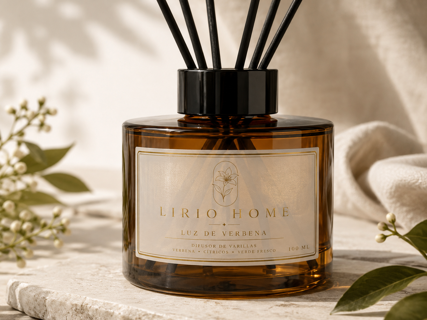 Difusor de Varillas 100ml | Luz de Verbena
